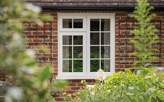 Tradtional White Storm Window